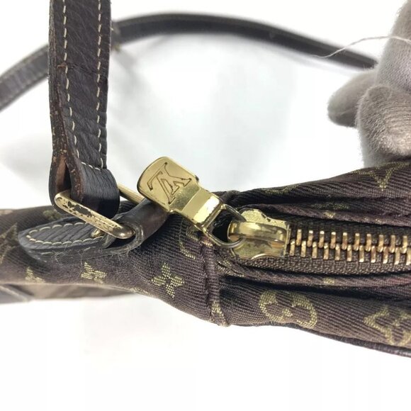 LOUIS VUITTON M95228 Monogram Mini-Lin Danube Pochette Crossbody Shoulder Bag - Picture 11 of 15